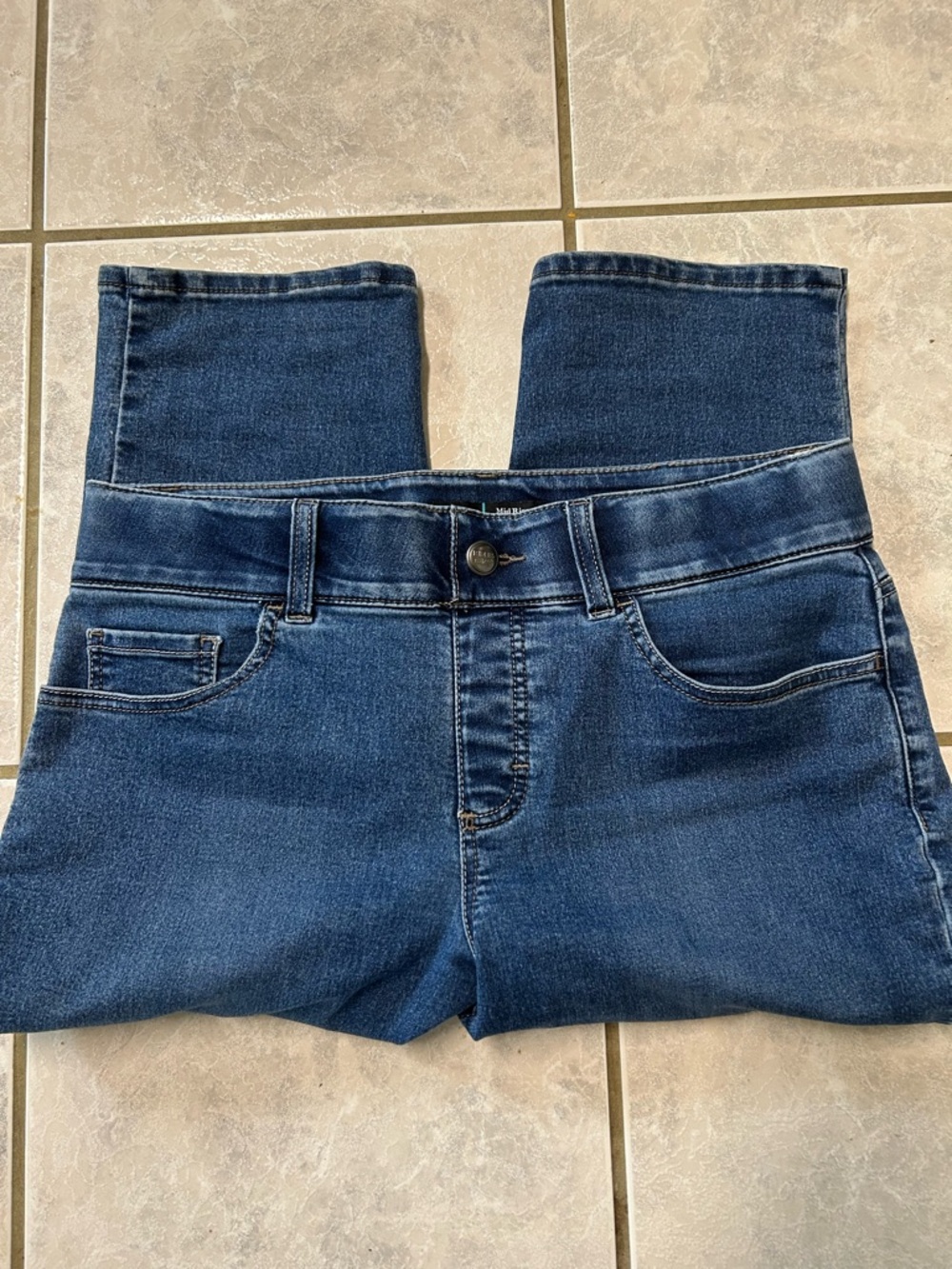 Lee Women's Skinny Jean Capris- Dark Blue Denim size 10